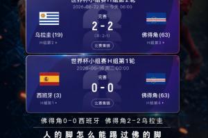 连平世界冠军!佛得角首战与西班牙0-0平分秋色,今日2-2战平乌拉圭取得首球