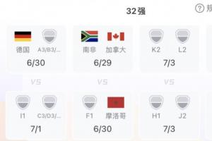 韩国若小组第三名晋级，将面对德国或比利时、埃及所在G组第一名球队